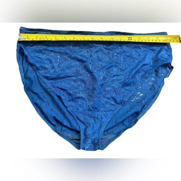 ELOMI women’s lace KELSEY petrol high waist panty briefs size XL NWT - Picture 4 of 4